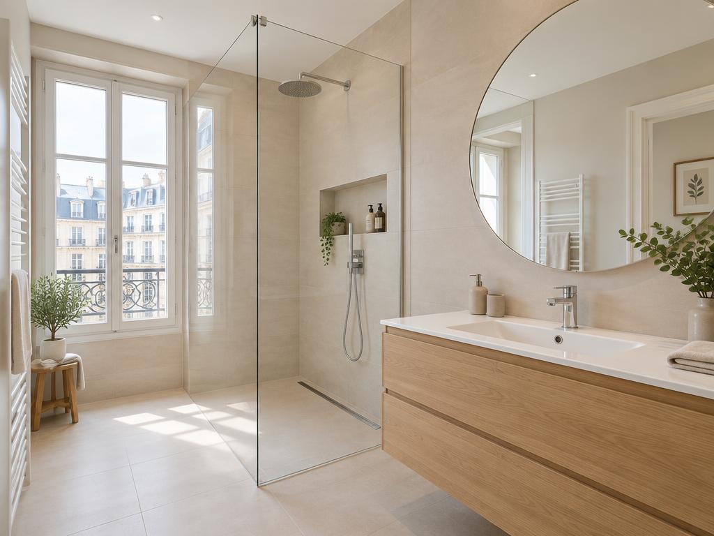 Salle de bain après travaux